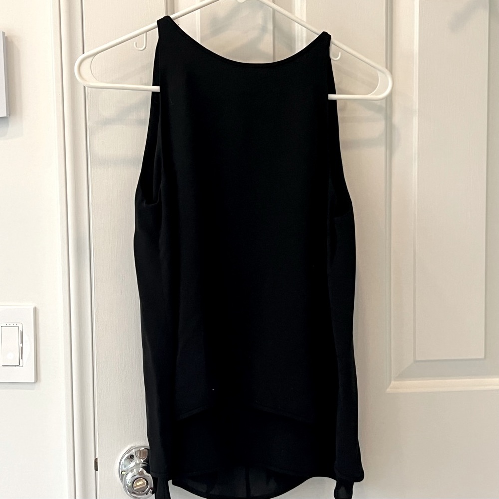 Theory blouse tiered bottom